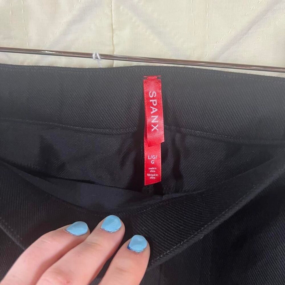 Spanx Women's Black and Navy Leggings - Picture 3 of 3